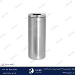 سطل اداری براسیانا 16 لیتری استیل ضد اثر انگشت
