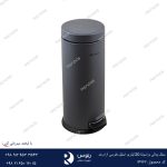 سطل پدالی براسیانا 20 لیتری استیل طوسی آرام بند