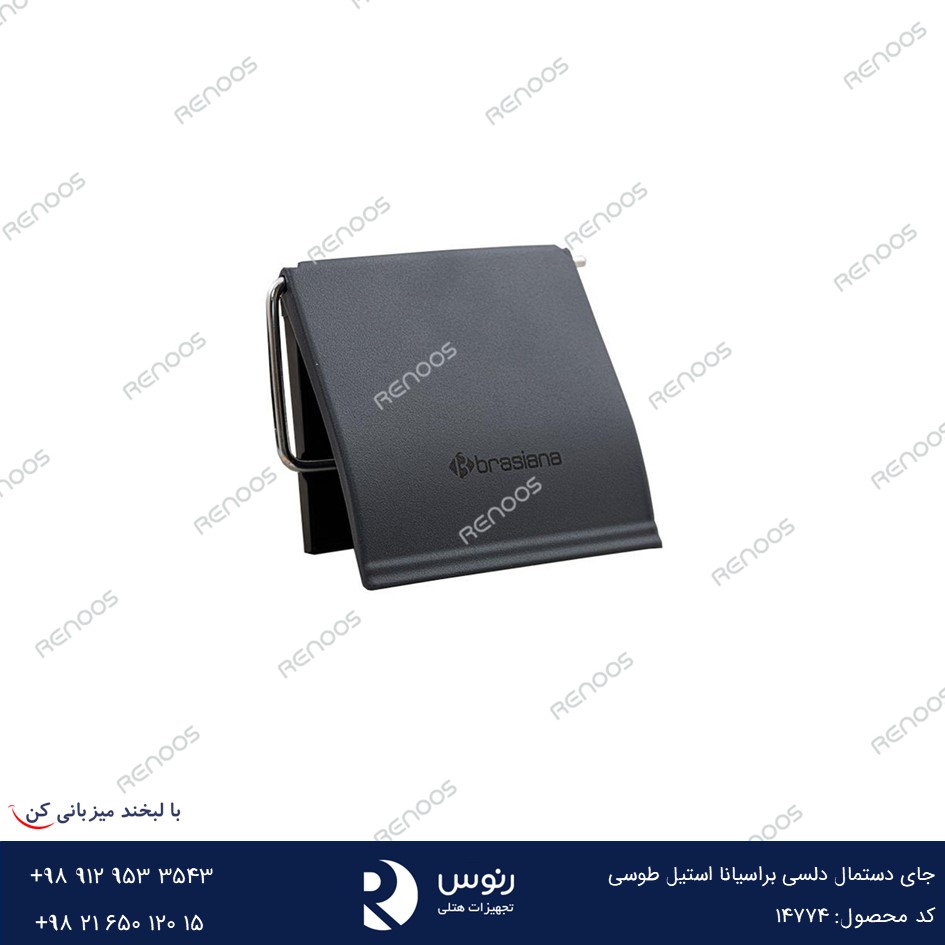 جای دستمال دلسی براسیانا استیل طوسی جای دستمال دلسی براسیانا استیل طوسی