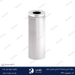 سطل اداری براسیانا 16 لیتری استیل سفید